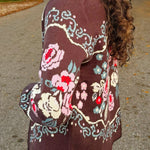 Midnight Garden Floral Sweater - Jessi Jayne Boutique