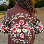 Midnight Garden Floral Sweater - Jessi Jayne Boutique