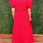 Scarlet Statement Puff Sleeve Dress - Jessi Jayne Boutique