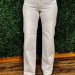 Risen Silver Mist High Rise Wide Jeans - Jessi Jayne Boutique