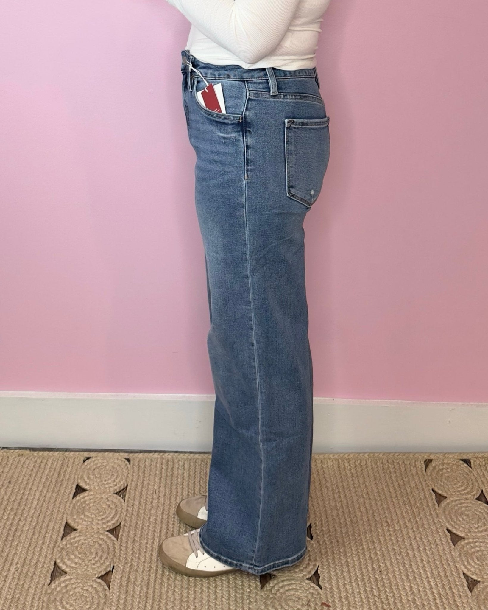 Lovervet Supreme High Rise Baggy Jeans - Jessi Jayne Boutique