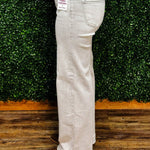 Risen Silver Mist High Rise Wide Jeans - Jessi Jayne Boutique