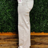 Risen Silver Mist High Rise Wide Jeans - Jessi Jayne Boutique