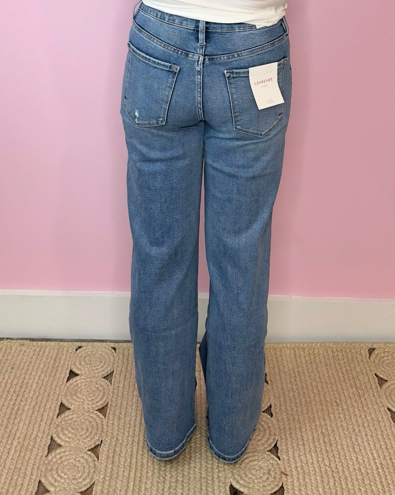 Lovervet Supreme High Rise Baggy Jeans - Jessi Jayne Boutique