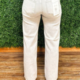 Risen Silver Mist High Rise Wide Jeans - Jessi Jayne Boutique