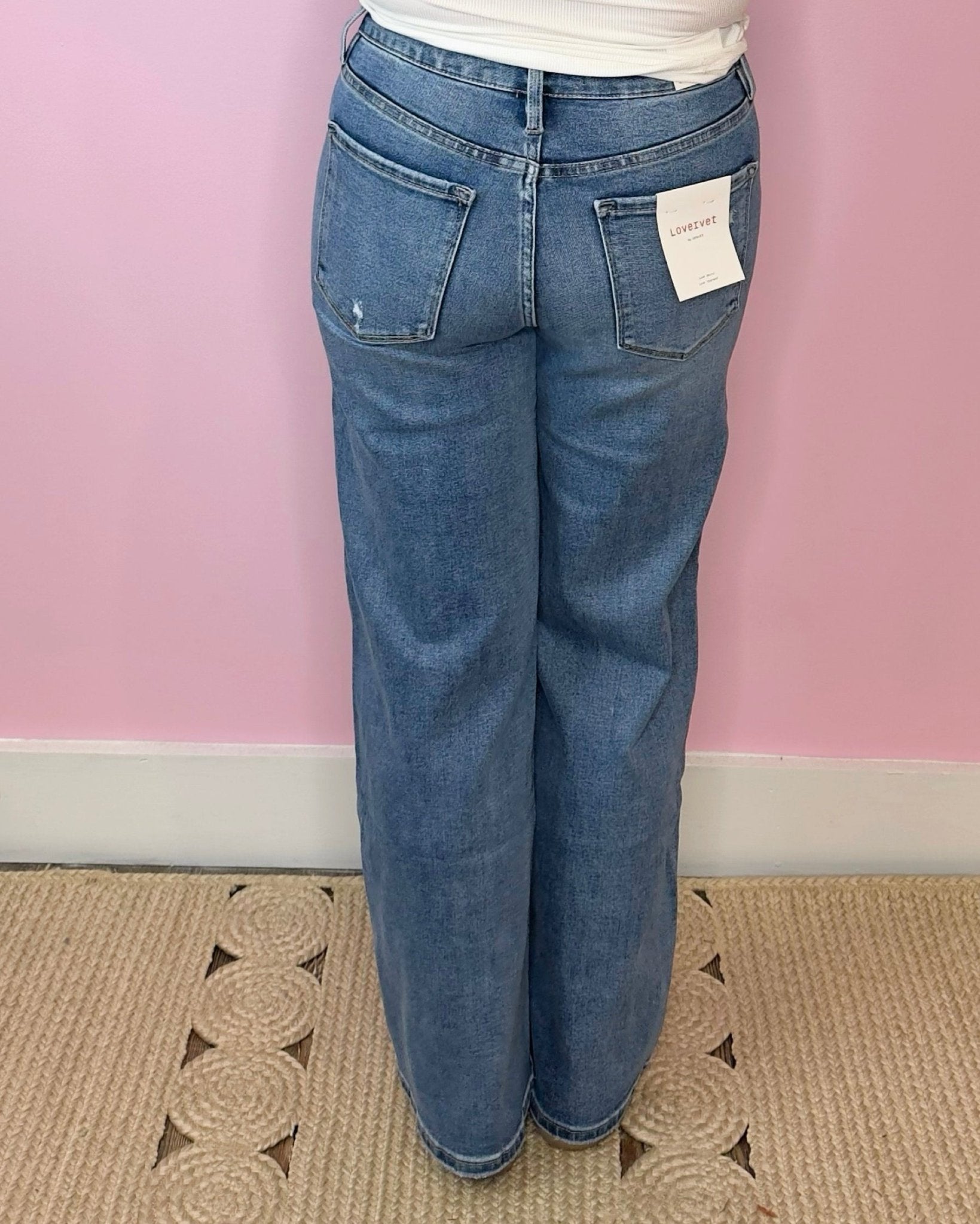 Lovervet Supreme High Rise Baggy Jeans - Jessi Jayne Boutique