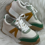 Mia Town Green Multi Platform Sneakers - Jessi Jayne Boutique