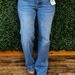 Risen Tummy Control Low Rise Bootcut Jeans - Jessi Jayne Boutique