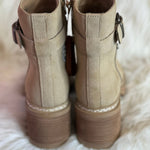 Mia Toula Sand Platform Boots - Jessi Jayne Boutique