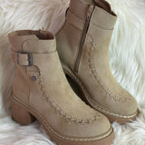 Mia Toula Sand Platform Boots - Jessi Jayne Boutique