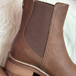 Brown Mia Parker Chelsea Boots - Jessi Jayne Boutique
