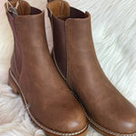 Brown Mia Parker Chelsea Boots - Jessi Jayne Boutique