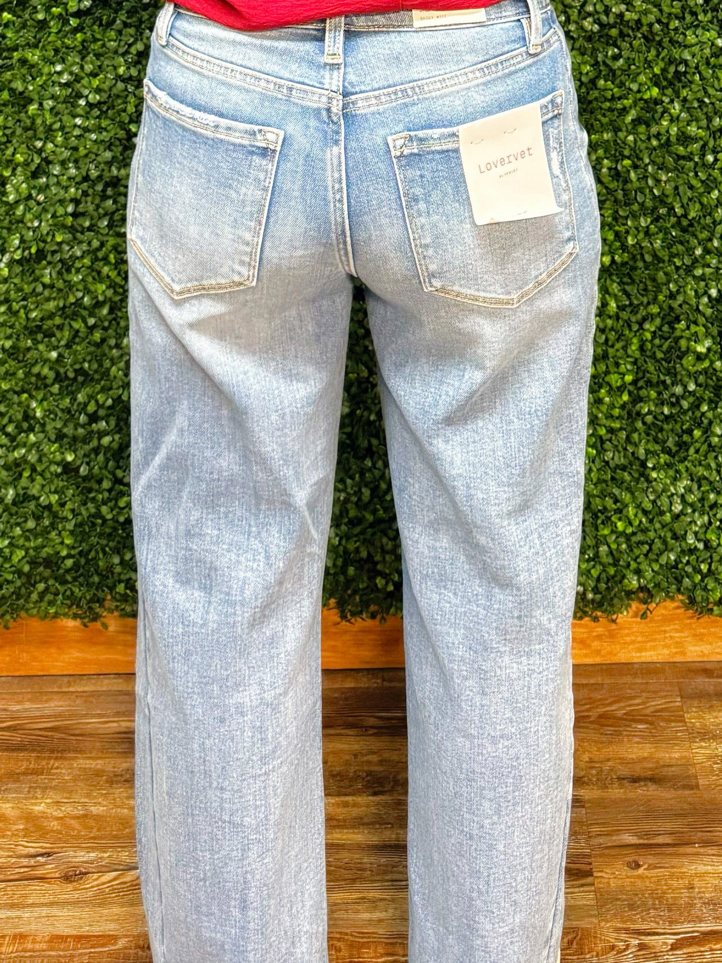 Loveret Medium Wash Baggy Wide Jeans - Jessi Jayne Boutique