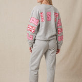 Merry Christmas Patch Sweatshirt - Jessi Jayne Boutique