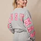 Merry Christmas Patch Sweatshirt - Jessi Jayne Boutique