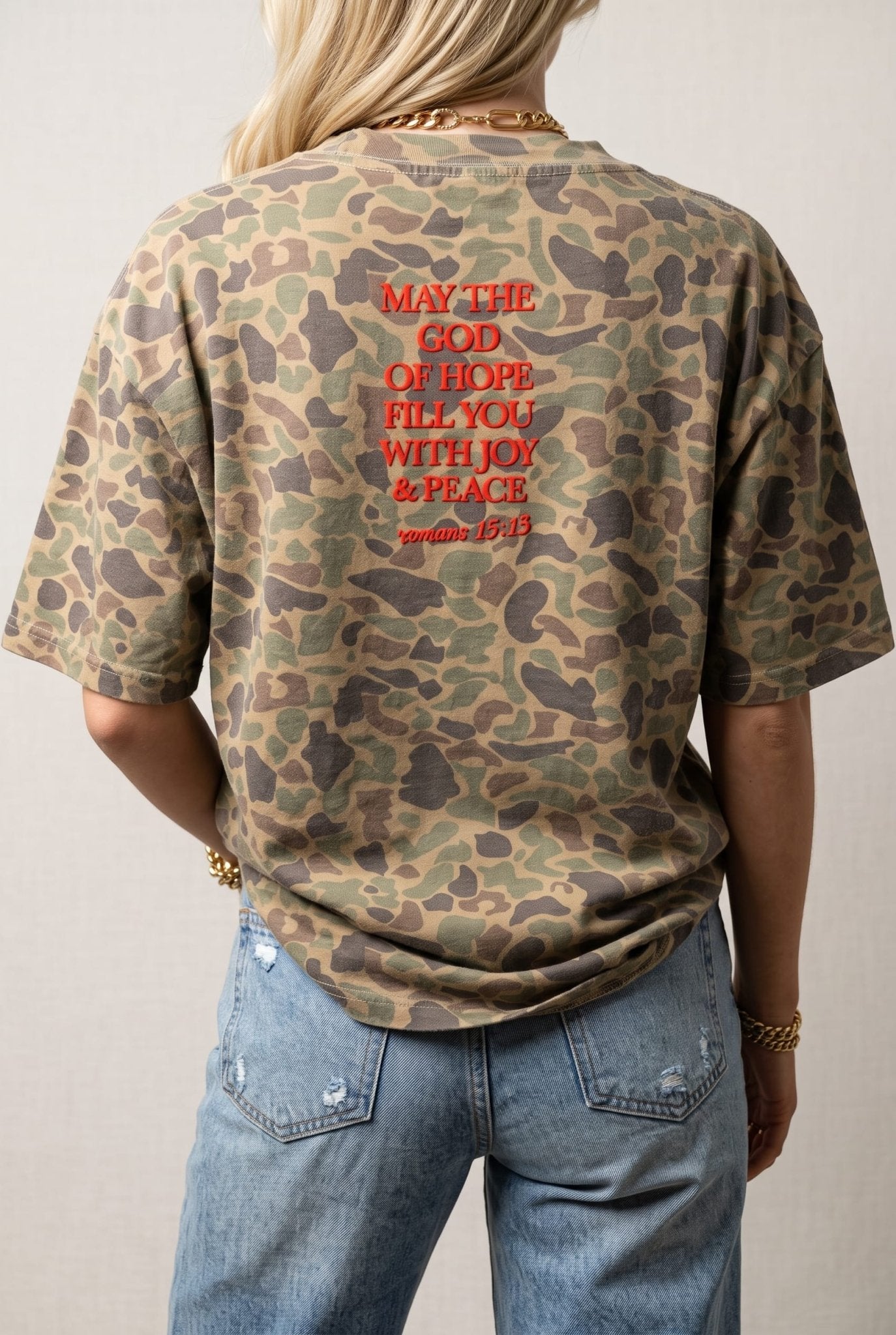 Joyful Duck Camo Heavy Tee - Jessi Jayne Boutique