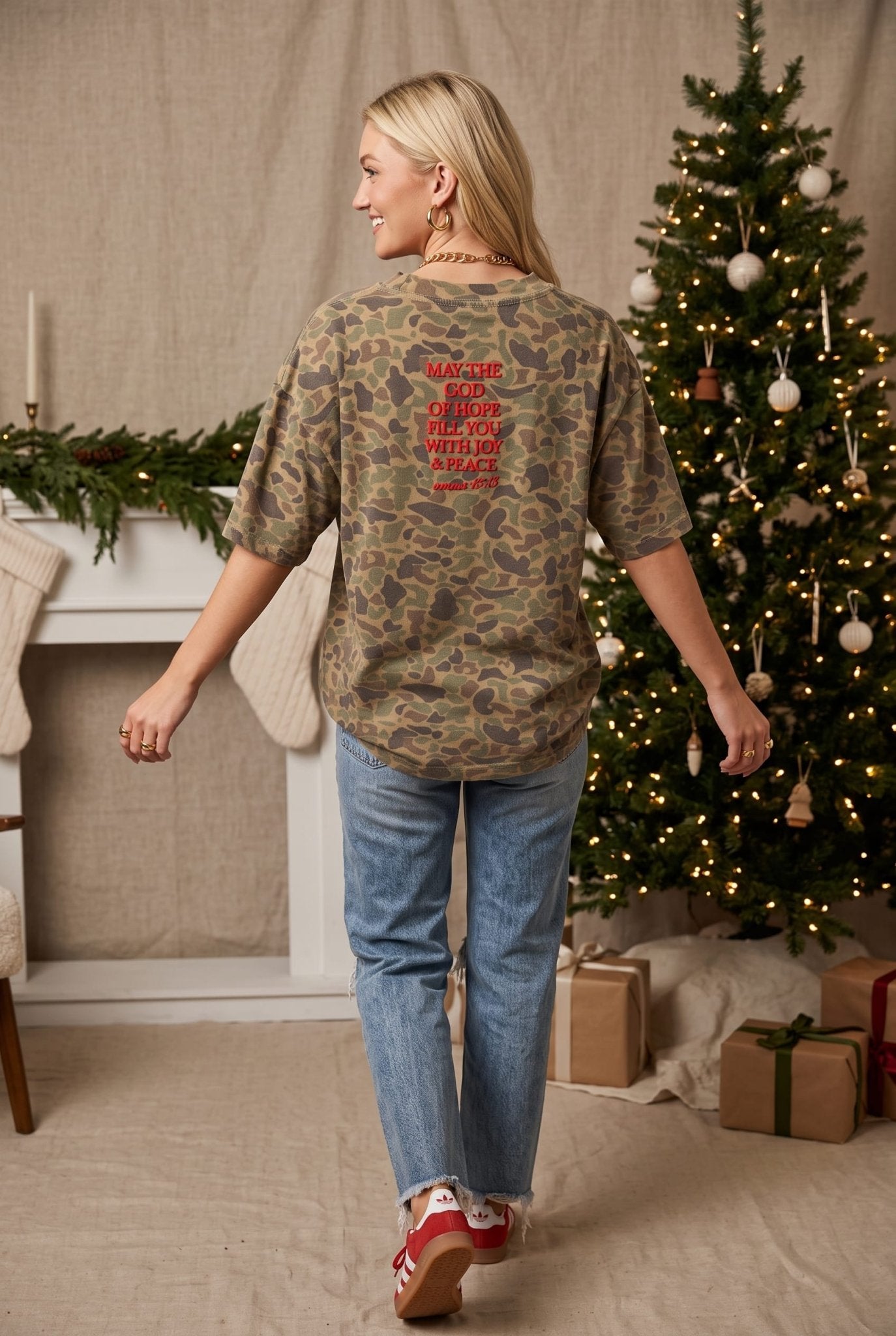 Joyful Duck Camo Heavy Tee - Jessi Jayne Boutique