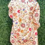 Garden Tapestry Blanket Stitch Dress - Jessi Jayne Boutique