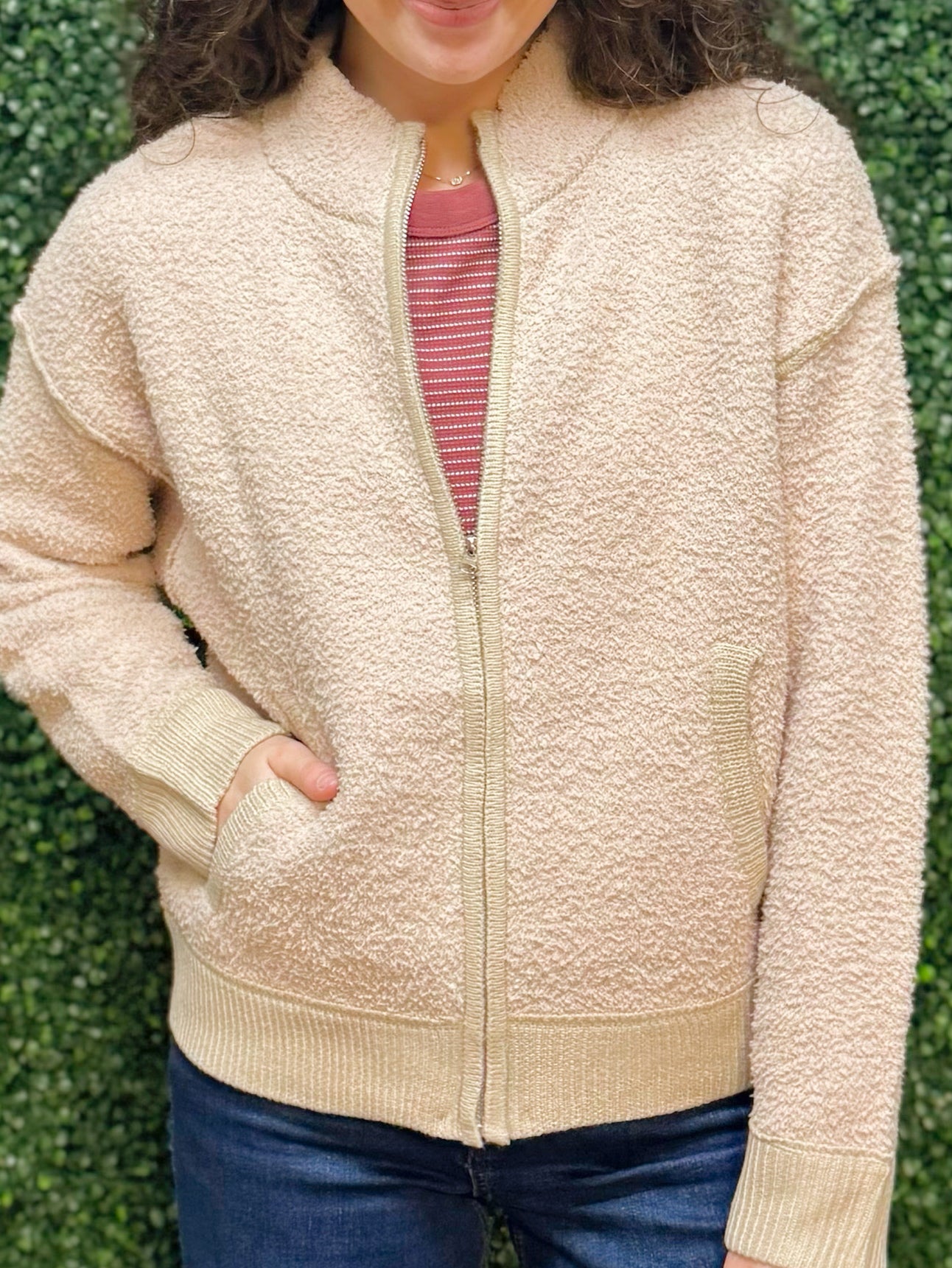 Cozy Cloud Zip Cardigan - Jessi Jayne Boutique