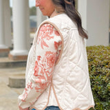 Scallop Trim Quilted Corduroy Vest - Jessi Jayne Boutique