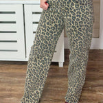 Risen Wildside Leopard Wide Leg Jeans - Jessi Jayne Boutique