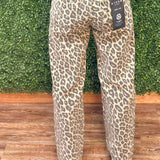 Risen Wildside Leopard Wide Leg Jeans - Jessi Jayne Boutique