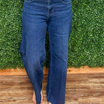 Risen Rover High Rise Ankle Wide Jeans - Jessi Jayne Boutique