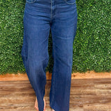 Risen Rover High Rise Ankle Wide Jeans - Jessi Jayne Boutique