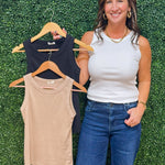 Cotton Blend Core Tank - Jessi Jayne Boutique