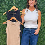 Cotton Blend Core Tank - Jessi Jayne Boutique