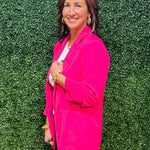 Electric Rose Open Blazer - Jessi Jayne Boutique