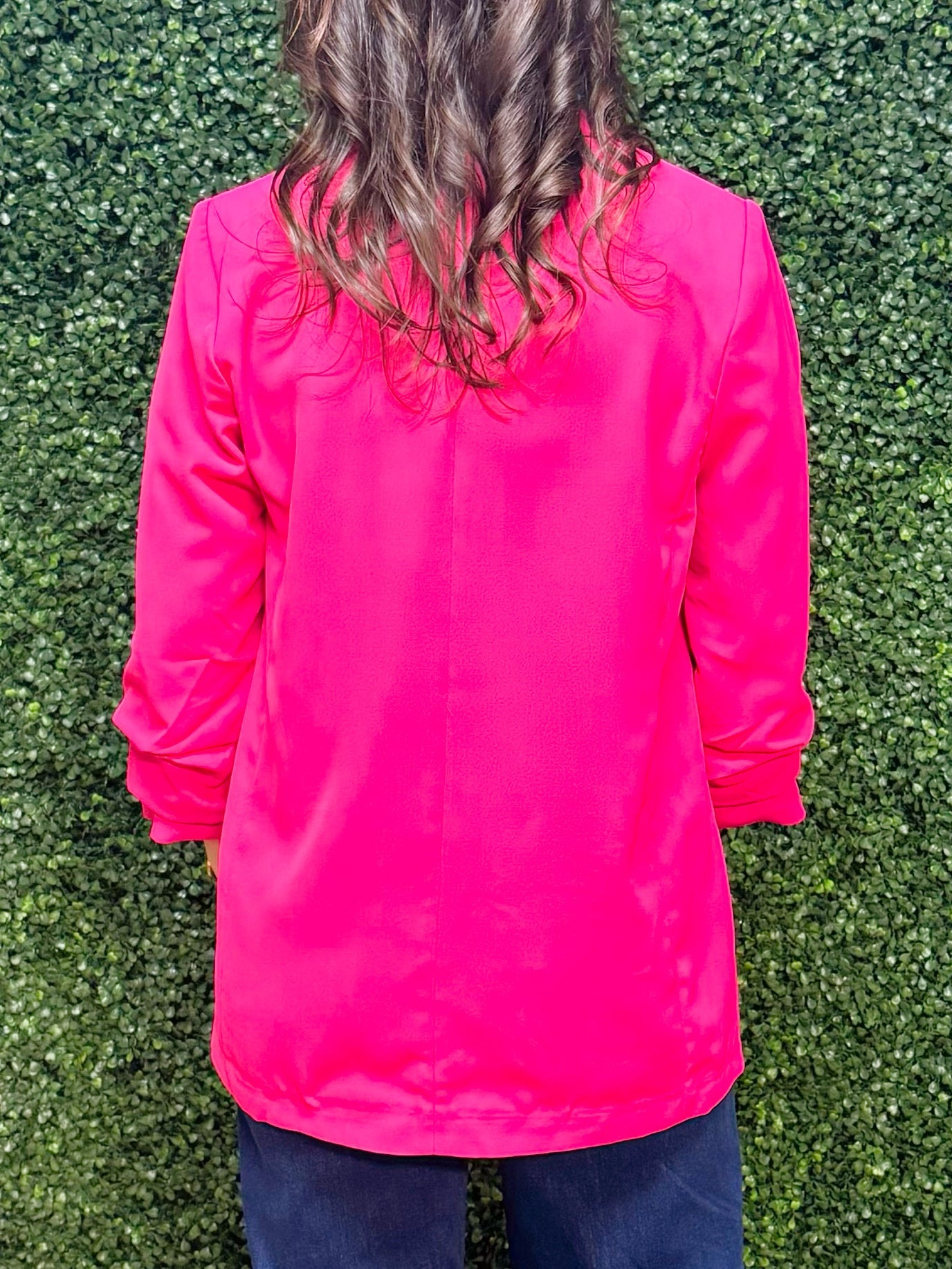 Electric Rose Open Blazer - Jessi Jayne Boutique