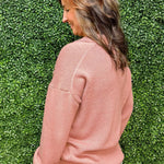 Rosewood Henley Knit Sweater - Jessi Jayne Boutique