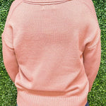 Rosewood Henley Knit Sweater - Jessi Jayne Boutique