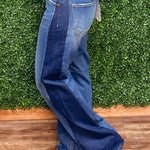 Risen Medium Combo Wide Leg Jeans - Jessi Jayne Boutique