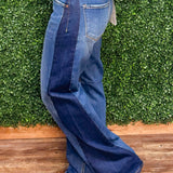 Risen Medium Combo Wide Leg Jeans - Jessi Jayne Boutique