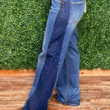 Risen Medium Combo Wide Leg Jeans - Jessi Jayne Boutique
