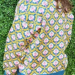 Vintage Garden Half Zip Pullover Sweater - Jessi Jayne Boutique