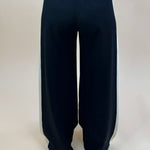 Black Scuba Side Stripe Wide - Leg Pants - Jessi Jayne Boutique