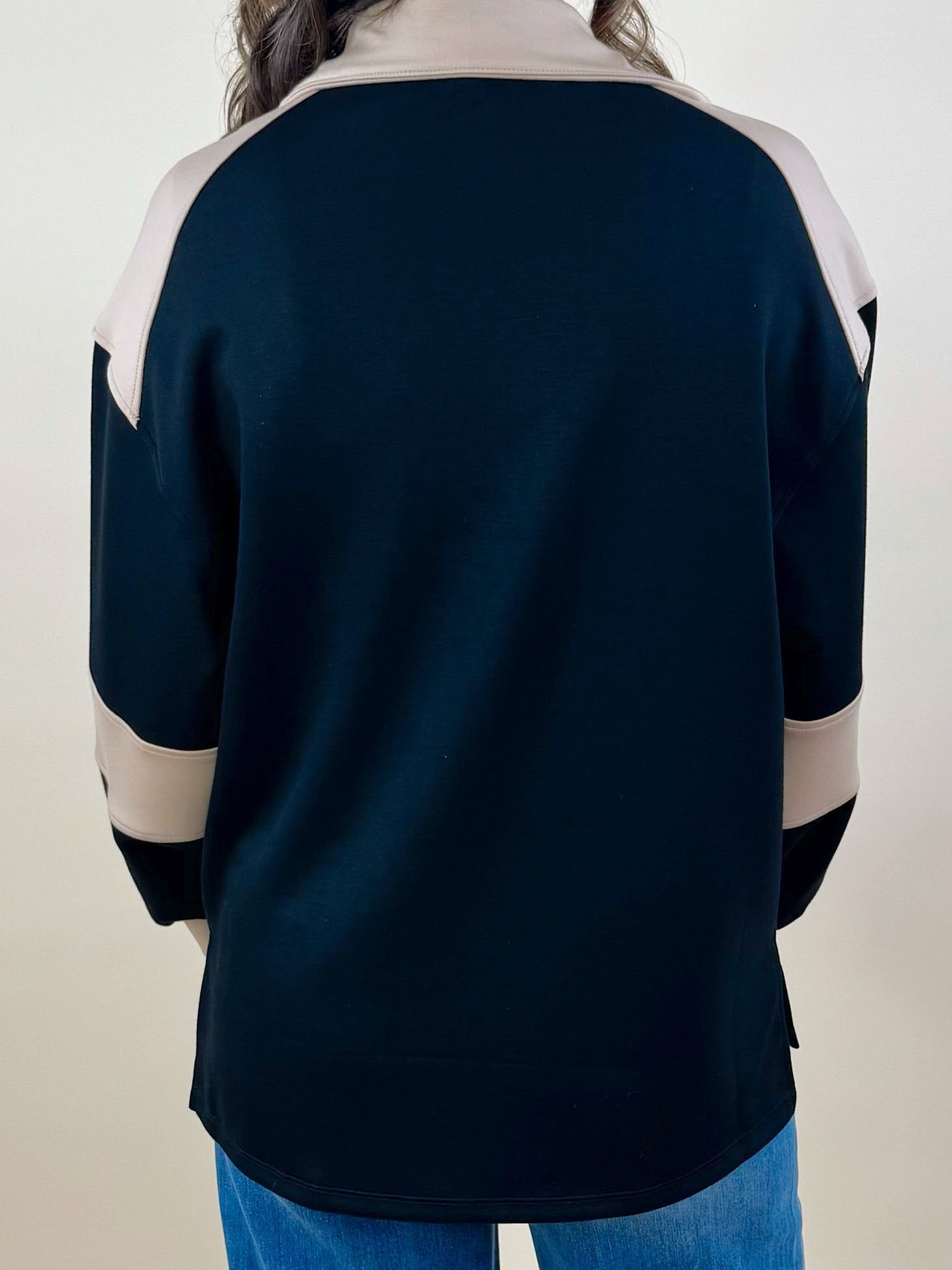 Sleek Colorblock Half - Zip Top - Jessi Jayne Boutique