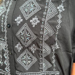 Raven In The Night Black Embellished Detail Blouse - Jessi Jayne Boutique