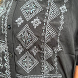 Raven In The Night Black Embellished Detail Blouse - Jessi Jayne Boutique