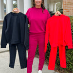 Weekend Mode Scuba Jogger Set - Jessi Jayne Boutique