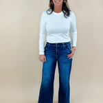 Risen Harbor Button Pocket Wide Leg Jean - Jessi Jayne Boutique