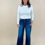 Risen Harbor Button Pocket Wide Leg Jean - Jessi Jayne Boutique