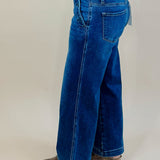 Risen Harbor Button Pocket Wide Leg Jean - Jessi Jayne Boutique