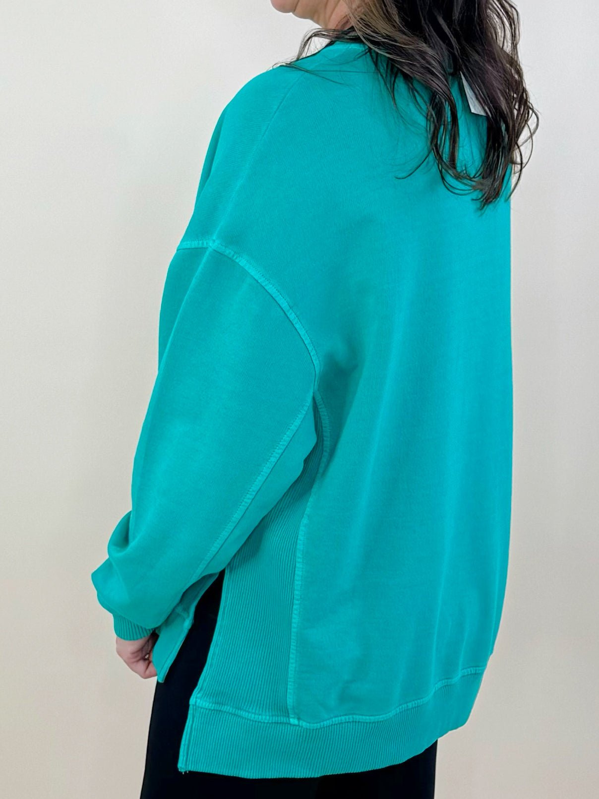 Washed Ease Terry Pullover - Jessi Jayne Boutique