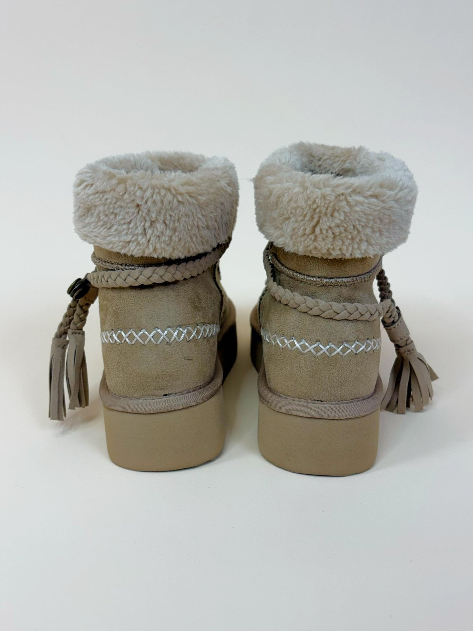 Shu Shop Winona Taupe Boots - Jessi Jayne Boutique