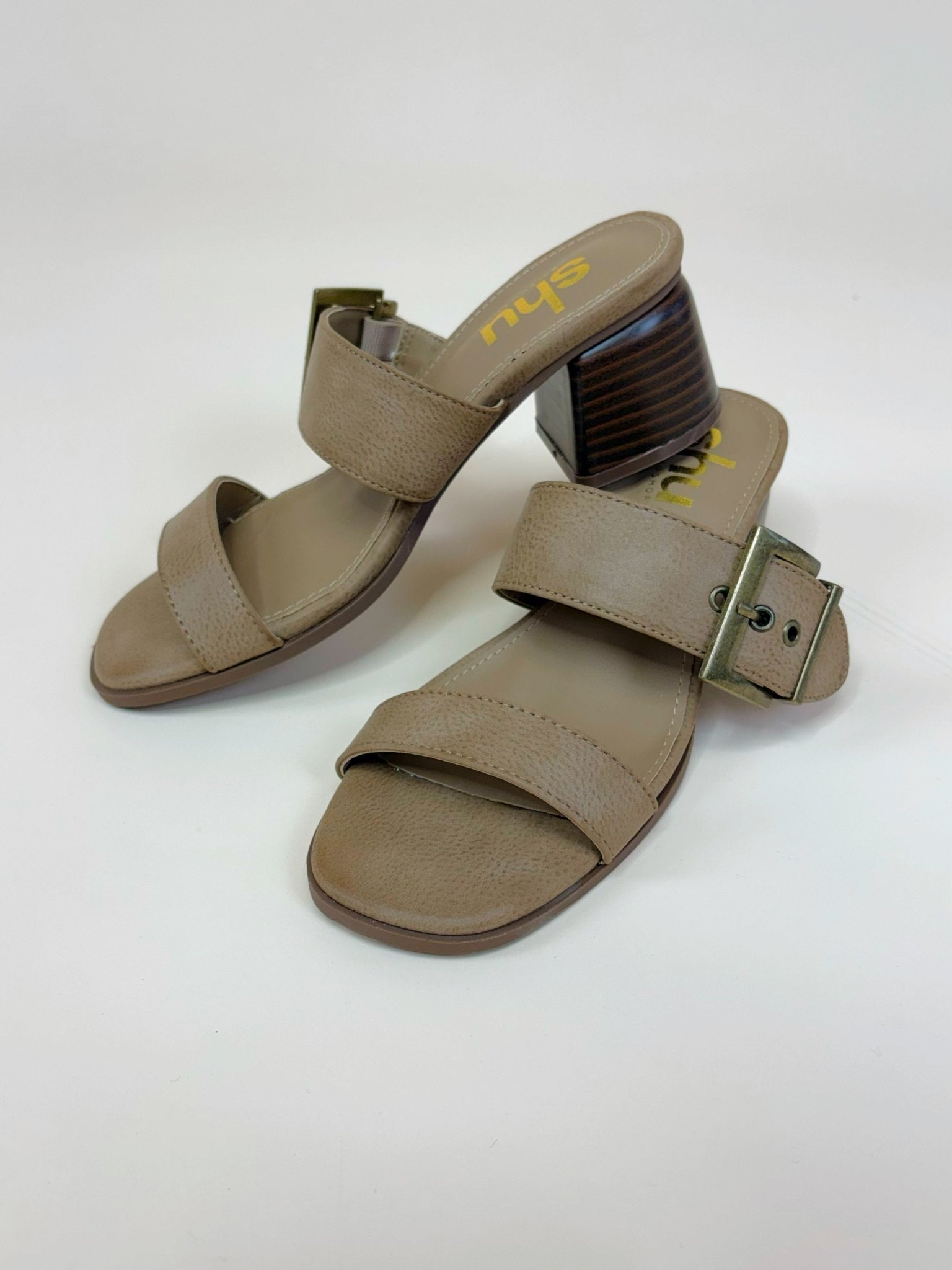 Shu Shop Eden Buckle Strap Heeled Sandal - Jessi Jayne Boutique