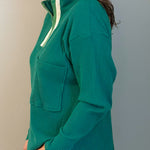 Sport Mode Ribbed Zip Pullover Top - Jessi Jayne Boutique